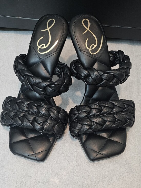 Sam Edelman Shoes - Sam Edelman Leather Black Braided Sandals